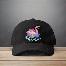 Swan Princess Embroidery Design