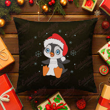 Cartoon Santa Penguin Christmas Embroidery Design