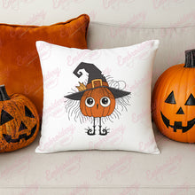 Pumpkin Witch Hat Halloween Embroidery Design