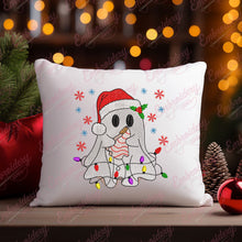 Christmas Spirit Ghost Embroidery Design