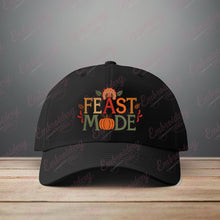 Feast Mode Funny Quote Embroidery For Thanksgiving