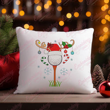 Christmas Golf Ball Embroidery Design