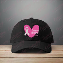 Love Hope Care Breast Cancer Embroidery File
