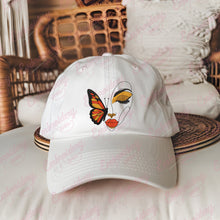 Face And Butterfly Abstract Line Art Embroidery Design