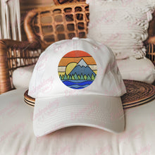 Mountain Landscape Embroidery Design
