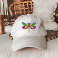 Colorful Dragonfly Embroidery Design