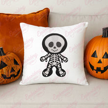 Halloween Ghost Skeleto Embroidery Design