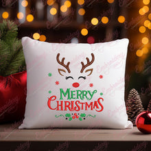 Festive Christmas Reindeer Antlers Embroidery Design