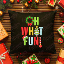 Oh What Fun Christmas Embroidery Design