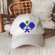 Pickleball and Bat Embroidery Design