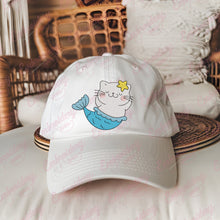 Mermaid Cat Embroidery Design
