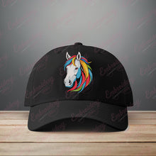 Colorful Horse Head Embroidery Design