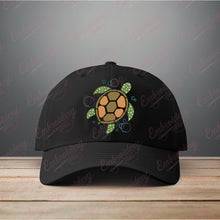 Cute See Turtle Embroidery Design