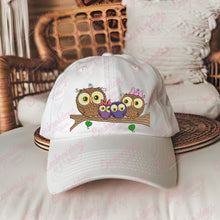 Family Of Owls Machine Embroidery Design