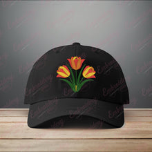 Spring Tulip Machine Embroidery Design