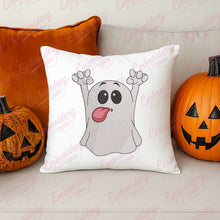 Cute Cartoon Ghost Halloween Embroidery Design