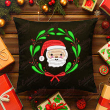 Christmas Wreath Santa Claus Embroidery Design