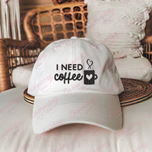 I Need Coffee Embroidery Design For Coffee Lover
