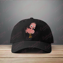 Crazy Flamingo Embroidery Design