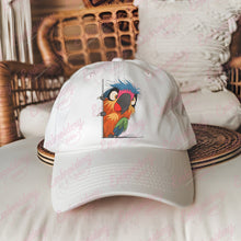 Colorful Peeking Parrot Embroidery Design