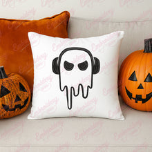 Melting Music Ghost Halloween Embroidery Design