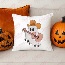 Halloween Ghost Cowboy With Guitar Embroidery Design