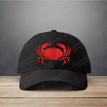 Red Crab Embroidery Design