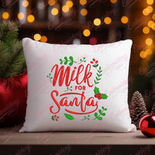 Christmas Milk For Santa Embroidery Design