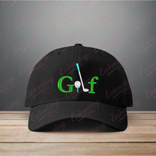 Golf Machine Embroidery Design