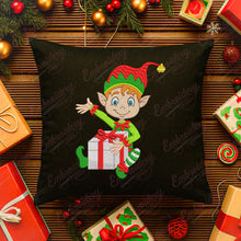 Happy Christmas Elf Embroidery Design