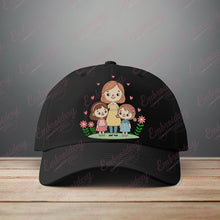 Cute Mom and Daughters Embroidery Design