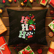 Ho Ho Ho Dog Paw Christmas Embroidery Design