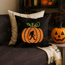 Bigfoot Pumpkin Halloween Embroidery Design