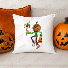 Halloween Pumpkin Elf Embroidery Design