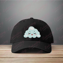 Smiling Pastel Cloud Character Embroidery Design