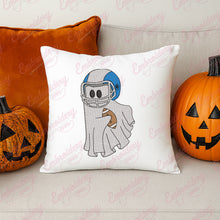 Football Ghost Halloween Embroidery Design
