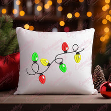 Cheerful Christmas Lighting Embroidery Design