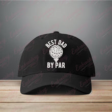Best Dad By Par Golf Embroidery Design