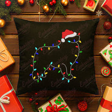 Christmas Dog Outline Embroidery Design