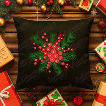 Winter Berry Embroidery Design For Christmas
