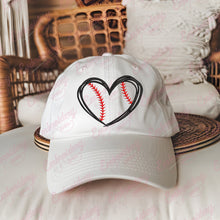 Baseball Heart Embroidery Design