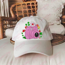 Pink Camera Embroidery Design