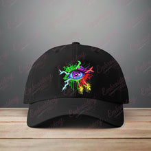 Aesthetic Abstract Eye Embroidery Design