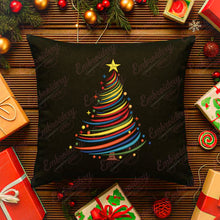 Colorful Christmas Tree Embroidery Design