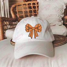 Basketball Coquette Bow Tie Embroidery Design