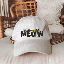 Meow Funny Cat Embroidery Design
