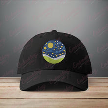 Starry Night Embroidery Design