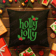 Holly Jolly Christmas Embroidery Design