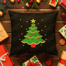 Decorated Christmas Tree Embroidery Design