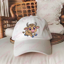 Happy Little Highland Cow Machine Embroidery Design